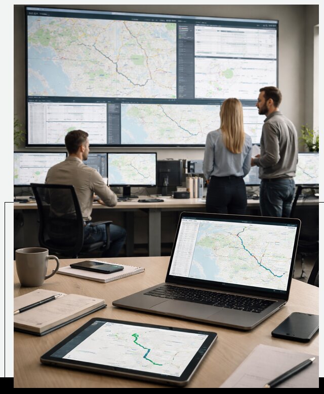 Трекинг грузов и Fleet Management, мониторинг автопарка в Симферополе