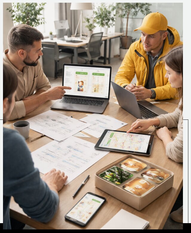 Разработка агрегатора доставки еды в Симферополе от 15581 р., АвикейСим