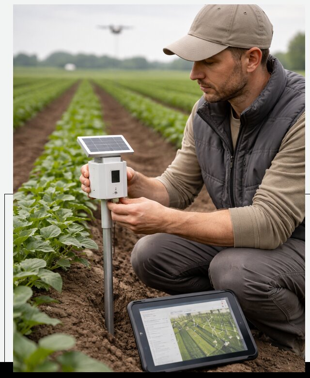 IoT мониторинг сельскохозяйственных полей и контроля в Симферополе